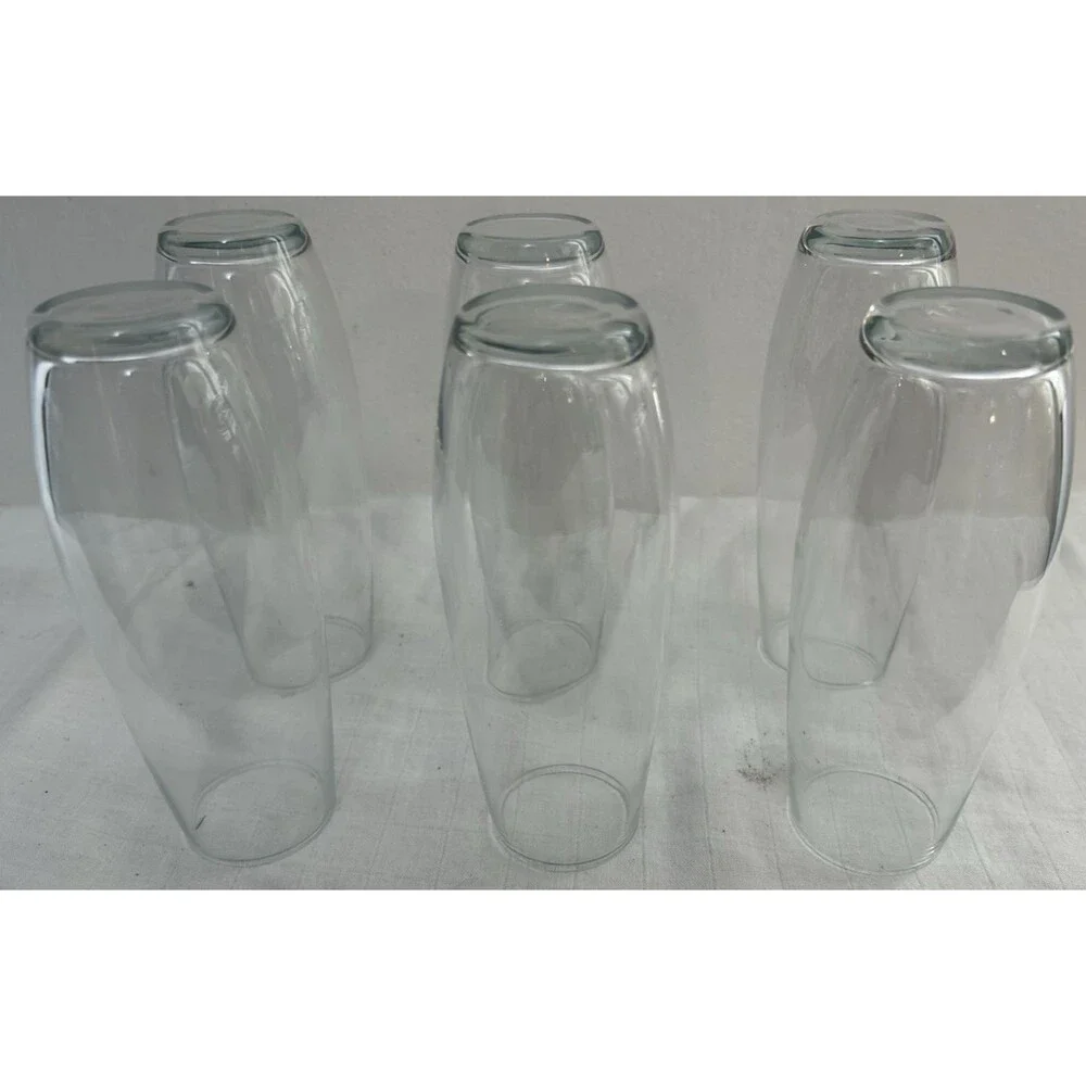 Champagne Flutes Stemless (6) Vase Cylinder Single Flower Wedding Garden Party